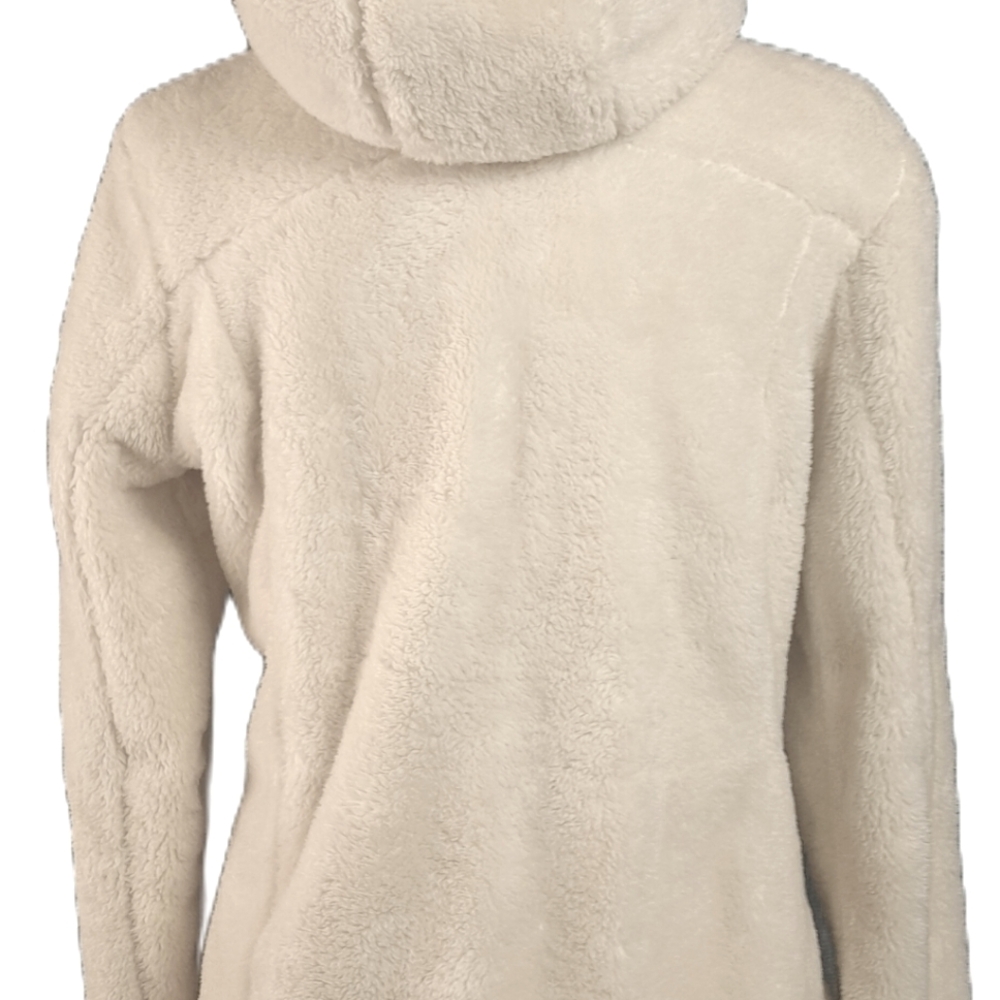 REEBOK White/Cream Full Zipper Fleece Jacket | Sherpa | Fall | Women's Size M